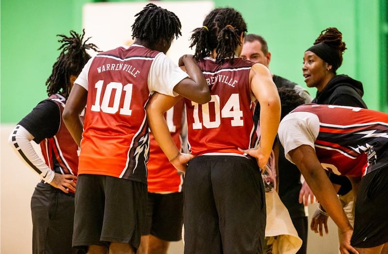 Northern Illinois University in March 2025 hosted a basketball tournament for youth from each of the five Illinois Department of Juvenile Justice youth centers. The tournament was organized by Project FLEX (Fitness, Leadership, EXperience), an initiative of the NIU College of Education’s Department of Kinesiology and Physical Education. Project FLEX utilizes graduate students to provide rehabilitative sports and character development to youth in IDJJ’s secure youth centers.