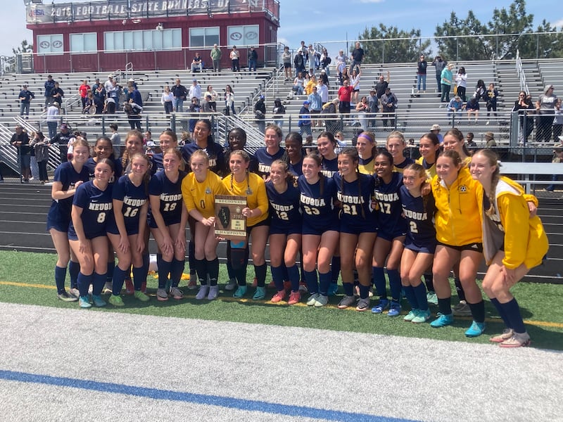 The Neuqua Valley girls soccer team.