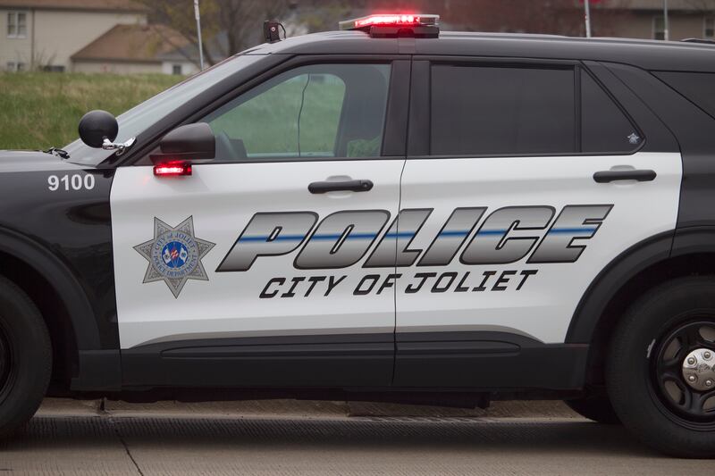A Joliet Police Department squad vehicle seen on April 18, 2025.