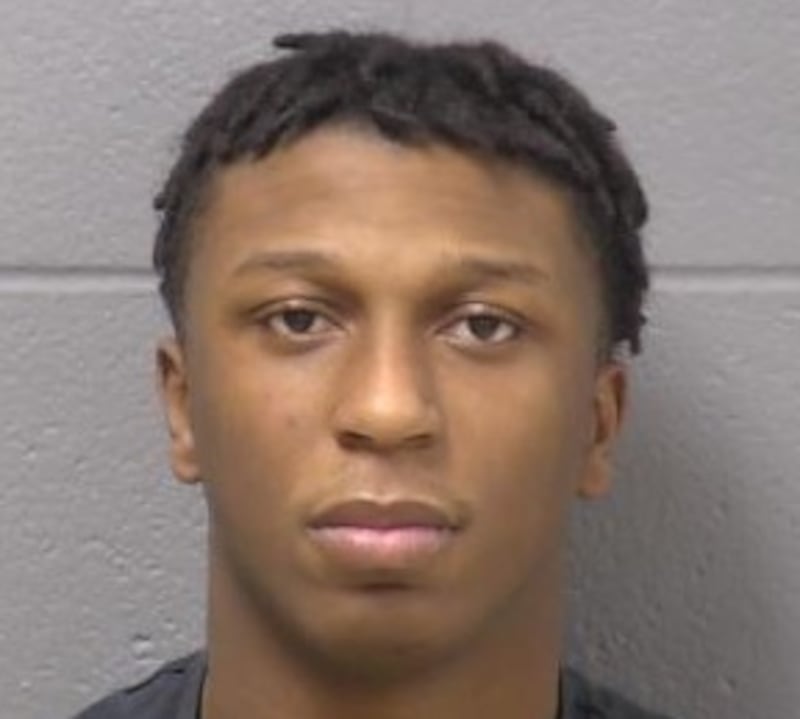 Booking photo for Kevin Johnson, 20, of Harvey, on Oct. 11, 2023 at the Will County jail.