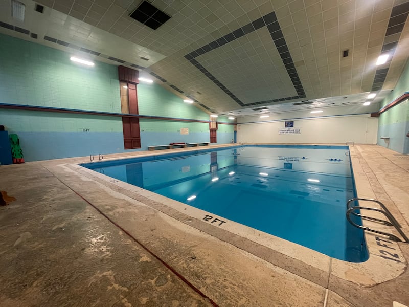 Jim Glasgow and Terry D'Arcy each donated $10,000 toward operations and maintenance expenses of the Olympic-sized pool at the Boys and Girls Club of Joliet set to open on June, 10, 2024 for their summer programs.