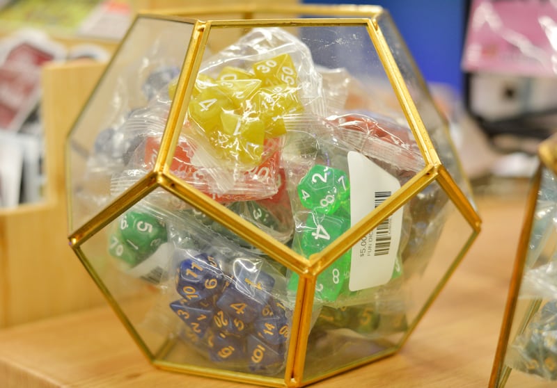 Gamers are encouraged to meet at The Kraken's Crate, 309 W. Fourth St. N., for board games, trading card games and role-playing games. The shop located at Legacy Plaza in Newton.