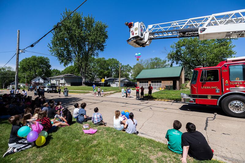Students earn “money” to buy supplies to use for their egg drop by doing good works and following the rules of the school.