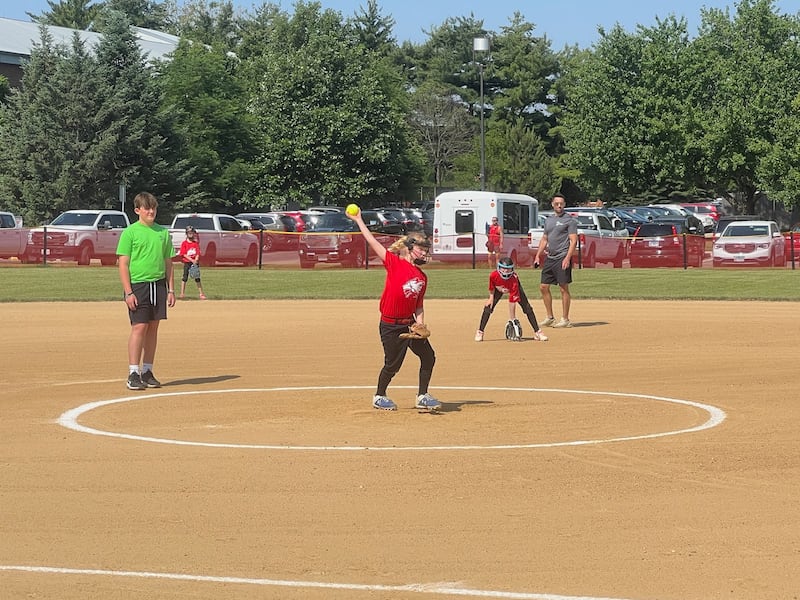 The Yorkville Parks Department said they are looking to continue expanding softball opportunities in their athletic leagues. Pictured, the 3rd/4th Division Spring Softball League competes in Beecher Park in 2023.