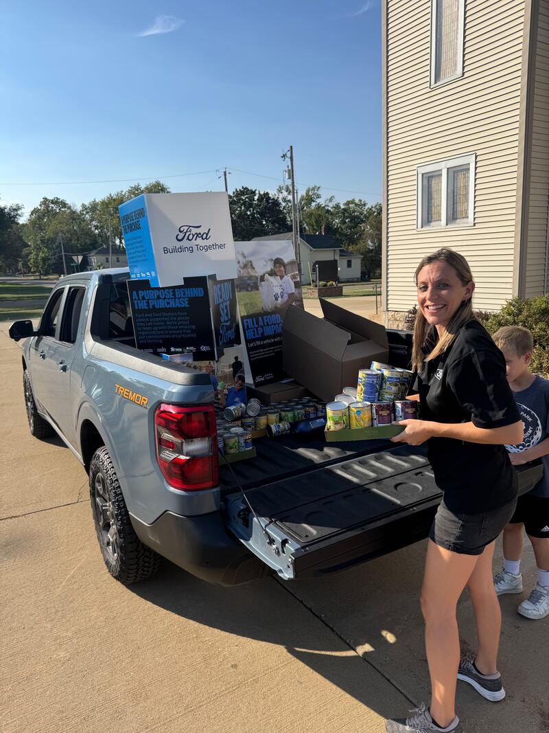 Al Cioni Ford in Granville accepting non-perishable food donations for the Putnam County Food Pantry