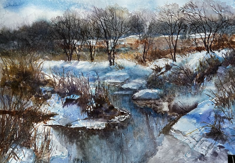 Landscape by Carol Fink-Sackschewsky