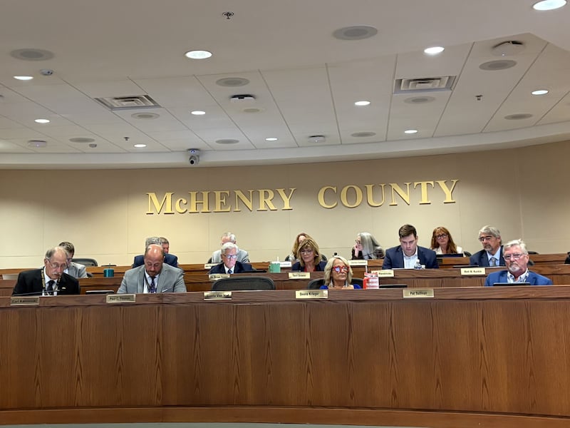 The McHenry County Board meets Sept. 16, 2025.