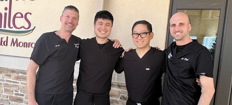 A Lifetime of Smiles Dentists Dr. Ed, Dr. Kenn, Dr. Lee and Dr. Pat.