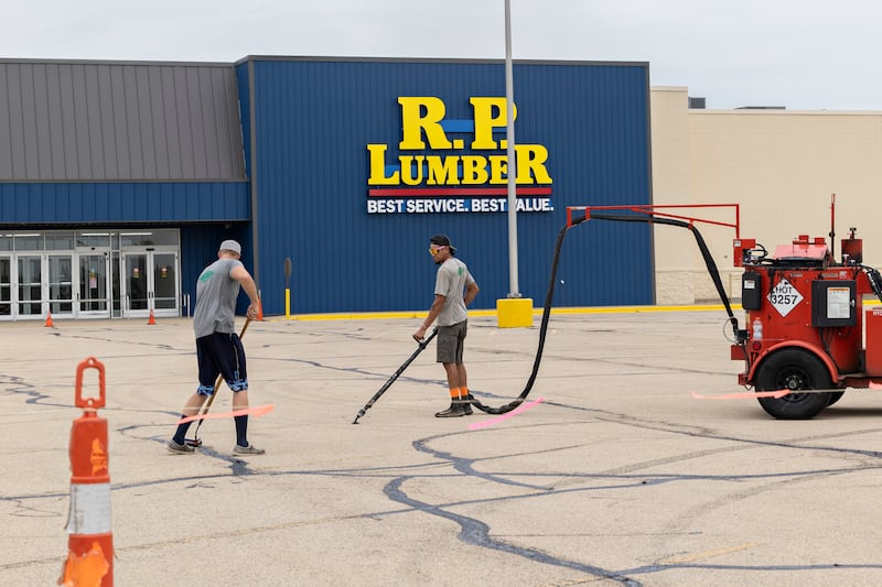 R.P. Lumber is open Monday, July 21, 2025, at the former ShopKo building at 1350 N. Galena Ave. in Dixon. The company closed their location north of the town.