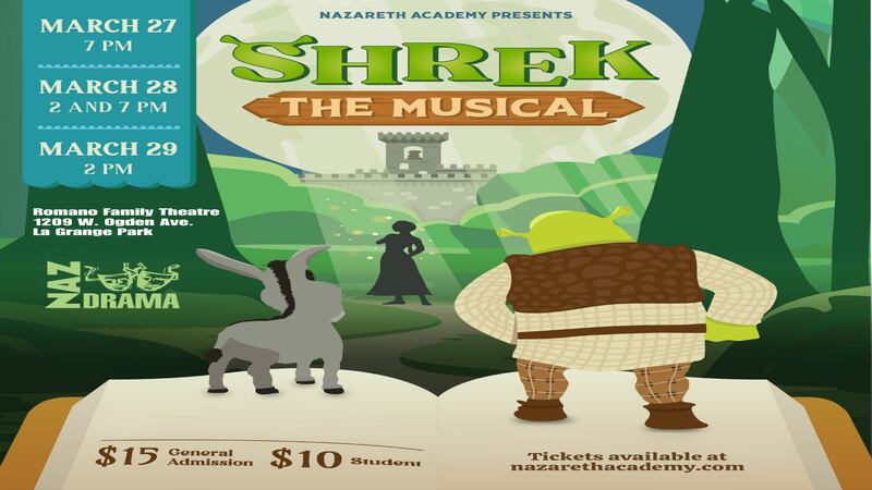 Nazareth to present ‘Shrek the Musical’ March 27-29