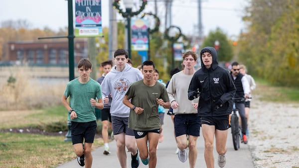 Photos: Dixon cross country runners get set for Saturday's state meet