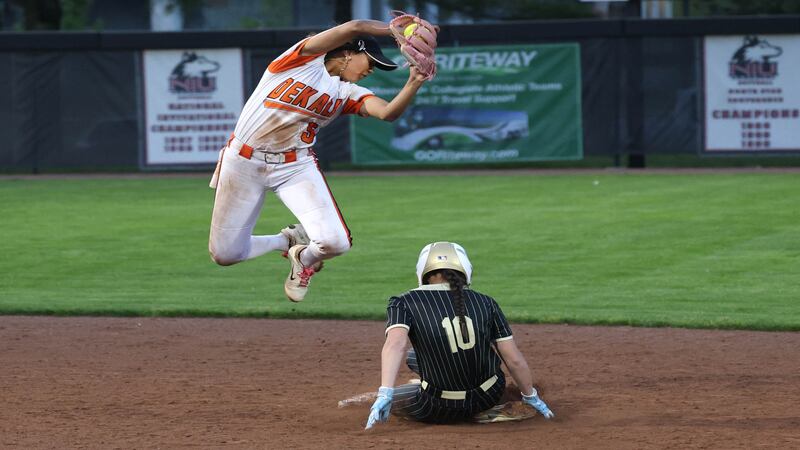 Photos: DeKalb, Sycamore softball teams play at Mary M. Bell Field at NIU