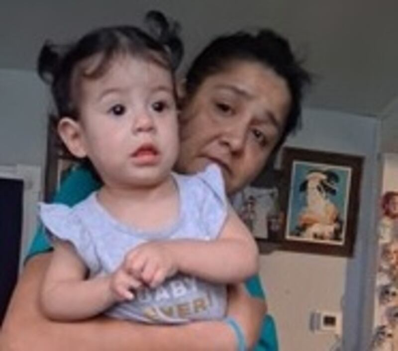 Photo of Olivia Meza, 38, and her daughter, Bella Meza, 1. The photo was provided by courtesy of the Joliet Police Department.
