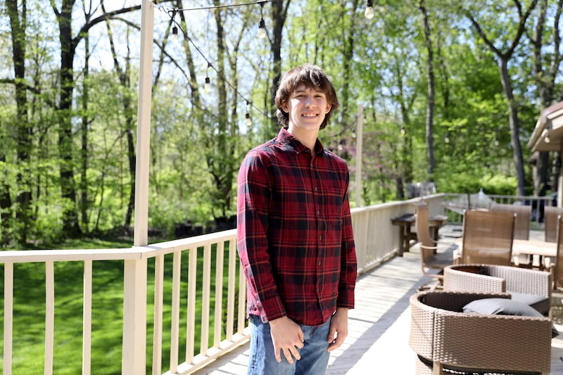 St. Charles North senior Finn Mulcahy received a perfect score on the ACT test.