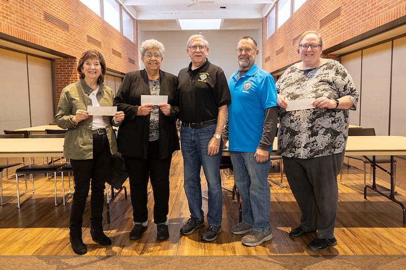 Dixon Knights of Columbus Council 690 donated a total of $2300 to three local groups Monday, Dec. 1, 2025.