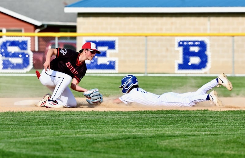 Stihl Brokaw and the Princeton Tigers are stealing bases on a record pace. They stole 17 against Kewanee on April 30, which is tied for the 17th most in IHSA history, and followed up with 14 more the next day at Kewanee. Brokaw had seven himself.