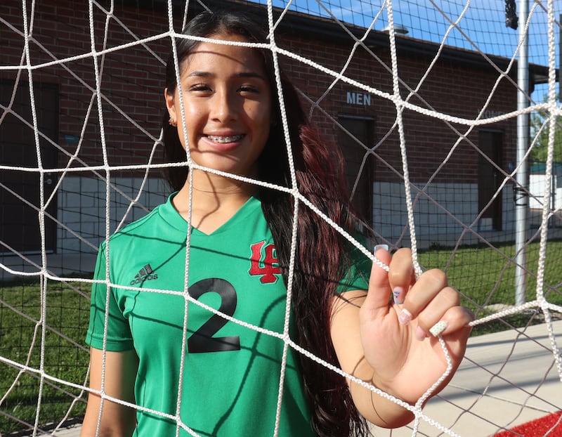 La Salle-Peru's Vicky Tejada poses for a photo on Monday, June 15, 2026 at the L-P Athletic Complex in La Salle. Tejada is the 2026 NewsTribune girls soccer player of the year.