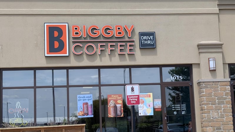 Biggby Coffee quick service coffee shop in Shorewood is now under new ownership and is seen on Monday, May 26, 2025.