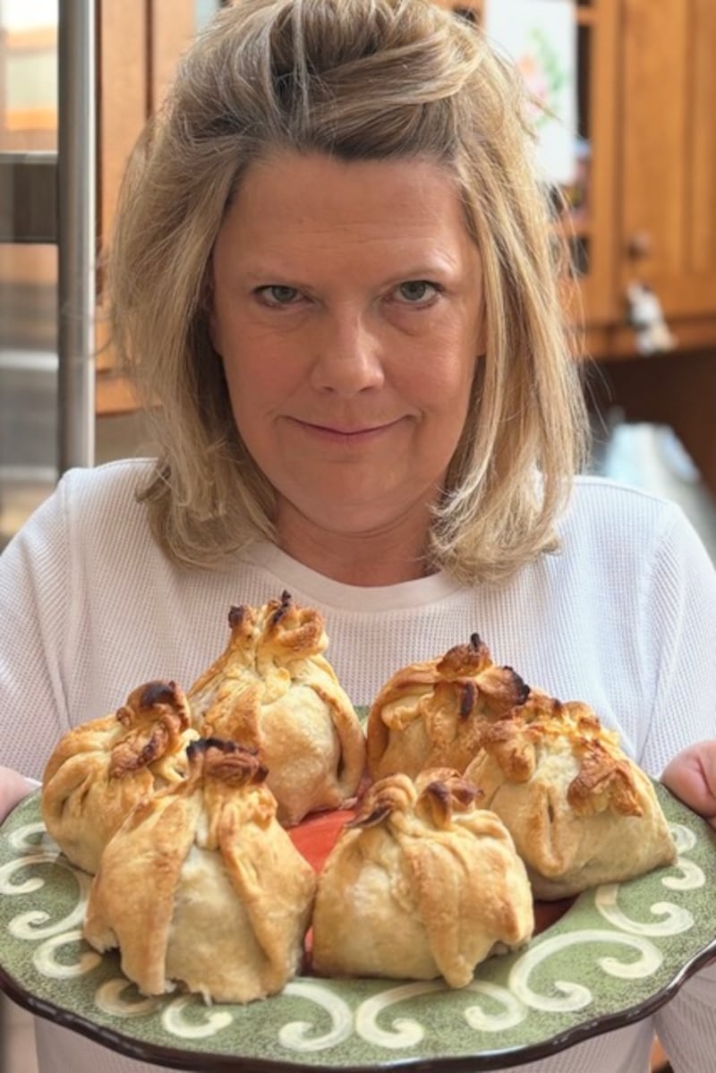 Mrs. Sauber used to make these apple dumpling for her fifteen children.