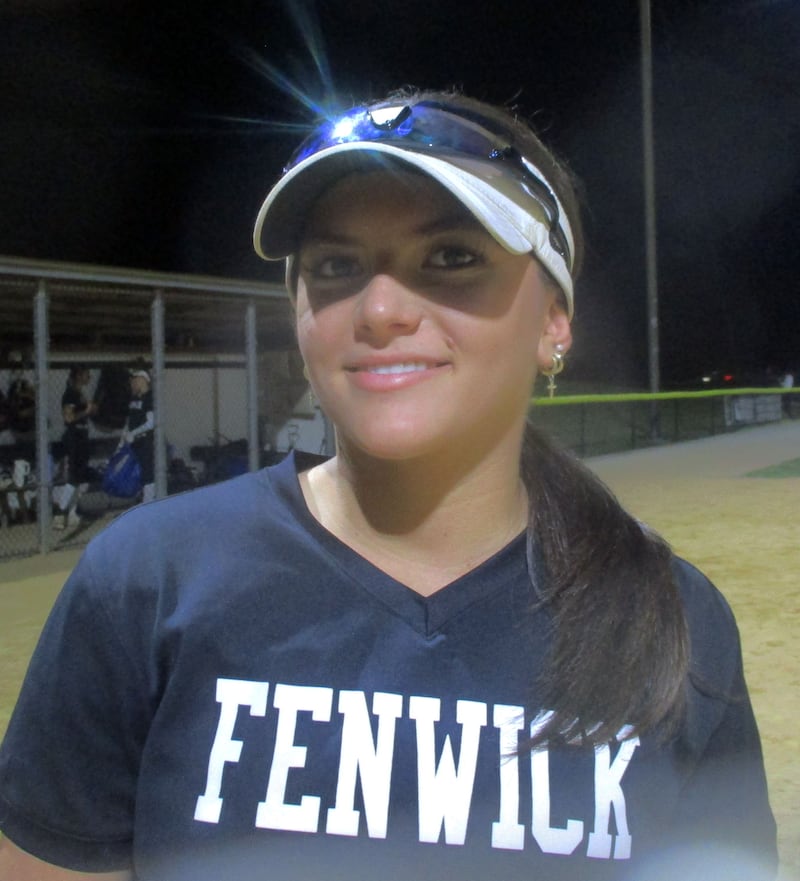 Fenwick sophomore Kyleena Nowinski