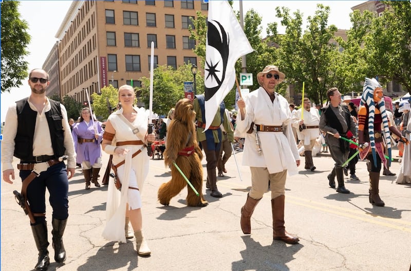 Joliet Public Library’s Star Wars Day always includes a parade of costumed characters from the 501st Legion. The year's event is Saturday, June 7.