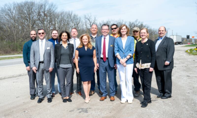 Local officials recently gathered to celebrate the completion of the U.S.41 at Stearns School Road intersection project in north-central Lake County.