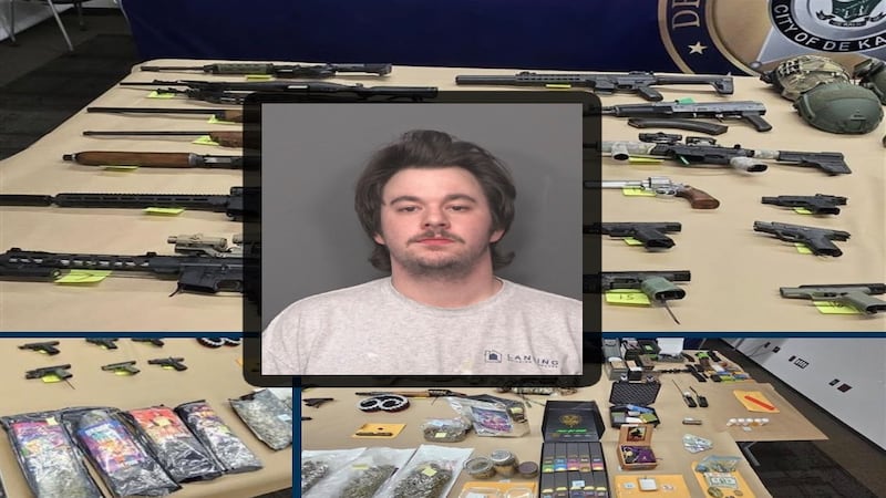 DeKalb man charged after police find drugs, guns, body armor, ‘suspected explosives’ during home search