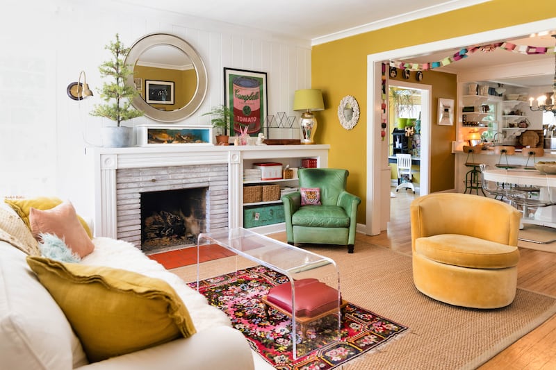 An interior shows a home featured in the 2025 Crystal Lake Service League Housewalk.