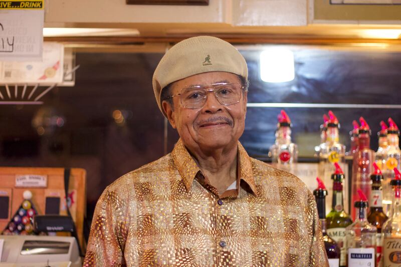 Lionel Norris, the owner of Terrace Inn Lounge at his bar on Dec. 30, 2025.