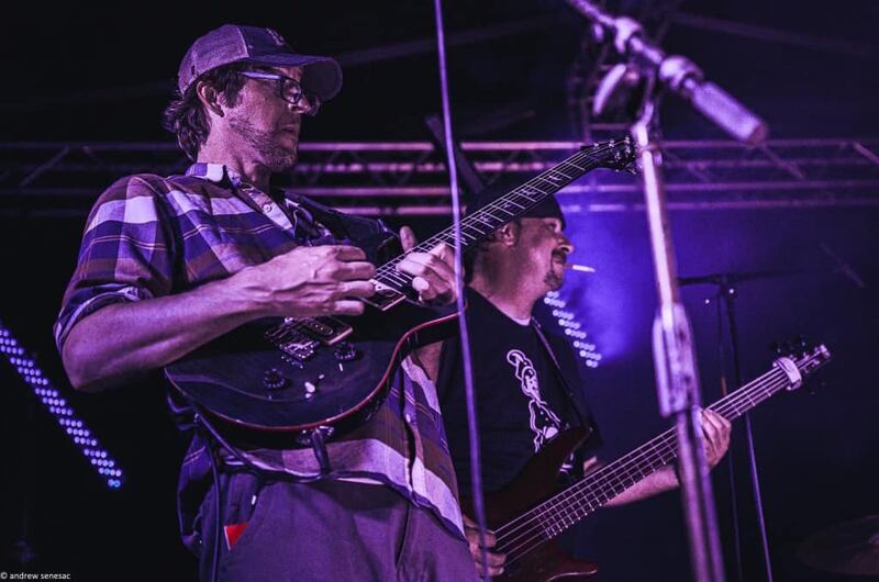 Neil “Beeso” Beeson performs with his Kankakee-based band, Beeso & Friends, at the Estival Festival in September 2024. Beeson, a lifelong Kankakee resident, is one of the founding board members of CIRKA, Collaborative Initiative to Revive Kankakee Arts, which hosts the festival.