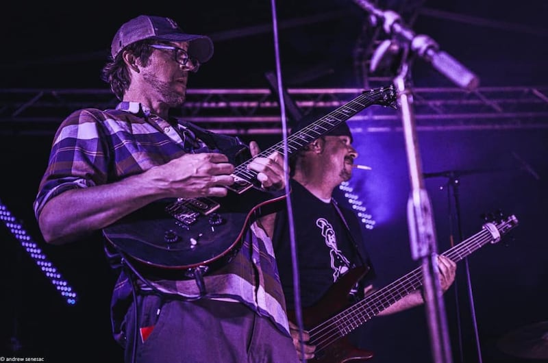 Neil “Beeso” Beeson performs with his Kankakee-based band, Beeso & Friends, at the Estival Festival in September 2024. Beeson, a lifelong Kankakee resident, is one of the founding board members of CIRKA, Collaborative Initiative to Revive Kankakee Arts, which hosts the festival.