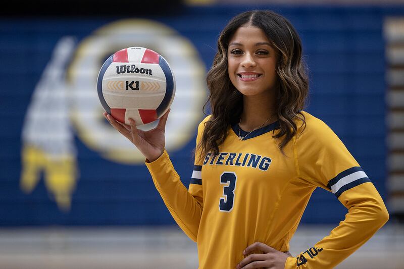 Sterling’s Delali Amankwa was named SVM Volleyball Player of the Year for 2024.