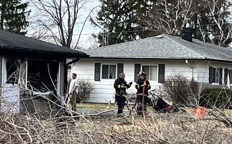 A fire on Tuesday, March 24, 2026, severely damaged a home in the Eastwood Manor subdivision north of McHenry.