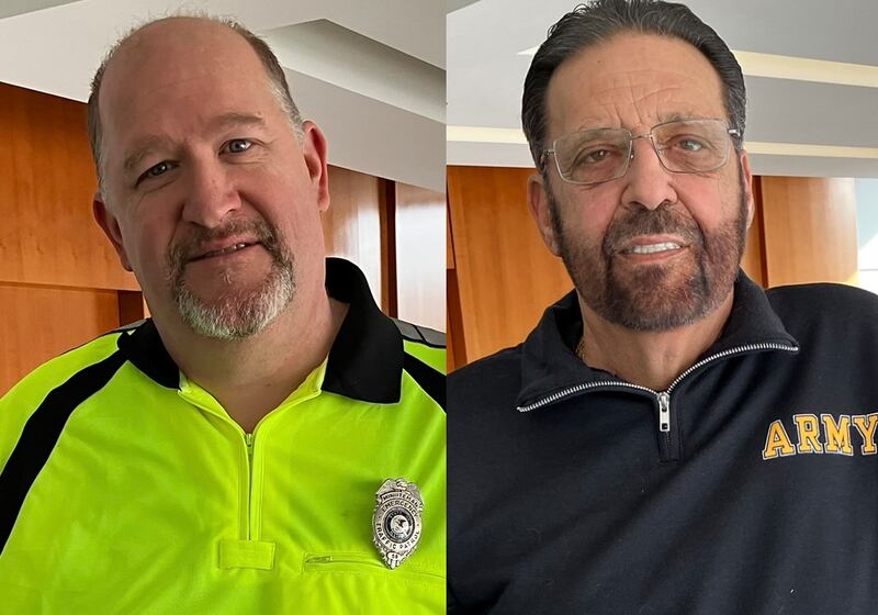 Plainfield residents Steve Newcomb (left) and Michael Tellerino have each been named to the American Red Cross class of 2025 everyday heroes.