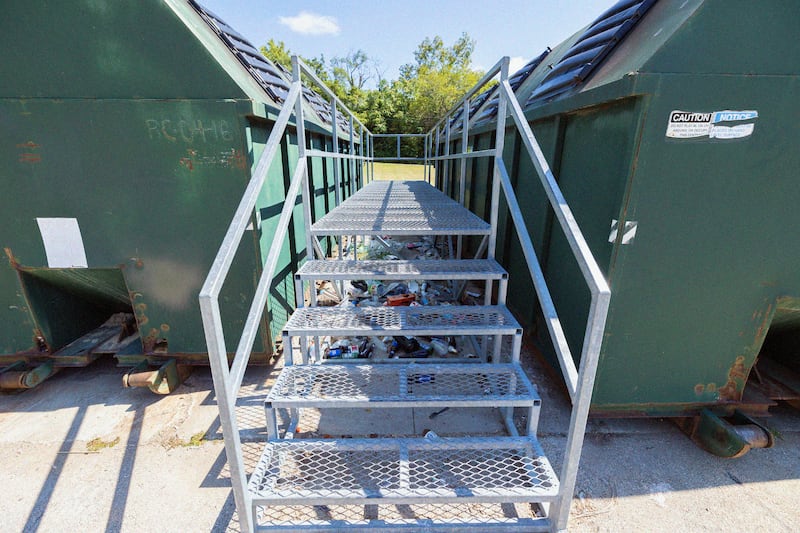 Containers located at the Lee County recycling center on West Fourth Street in Dixon will be removed Friday, August 29 in Dixon. The county is fed up with people using the facility to dump garbage.