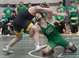 Seneca, Marquette wrestlers see plenty of positives in quadrangular meet