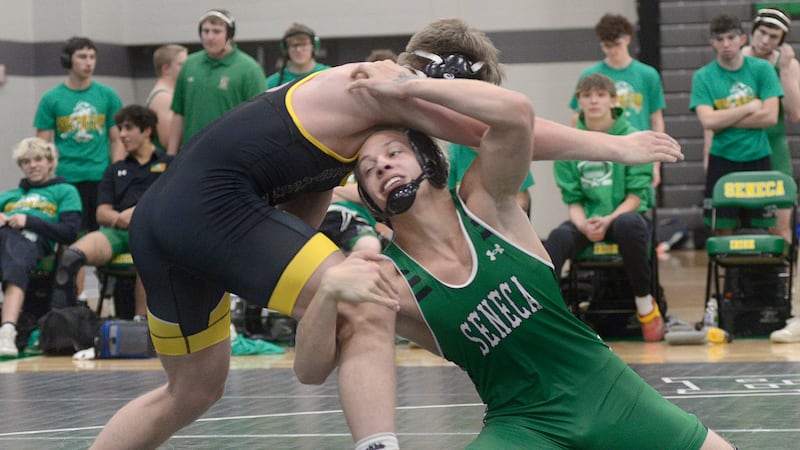 Seneca, Marquette wrestlers see plenty of positives in quadrangular meet