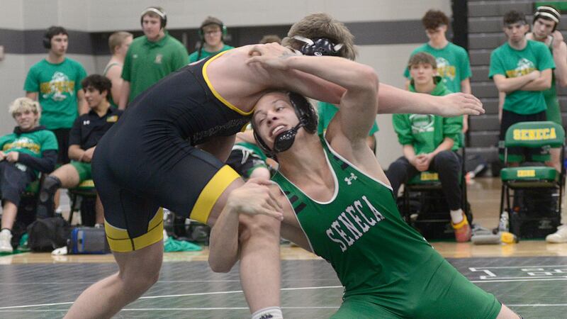 Photos: Reed-Custer, Marquette and Seneca boys wrestling