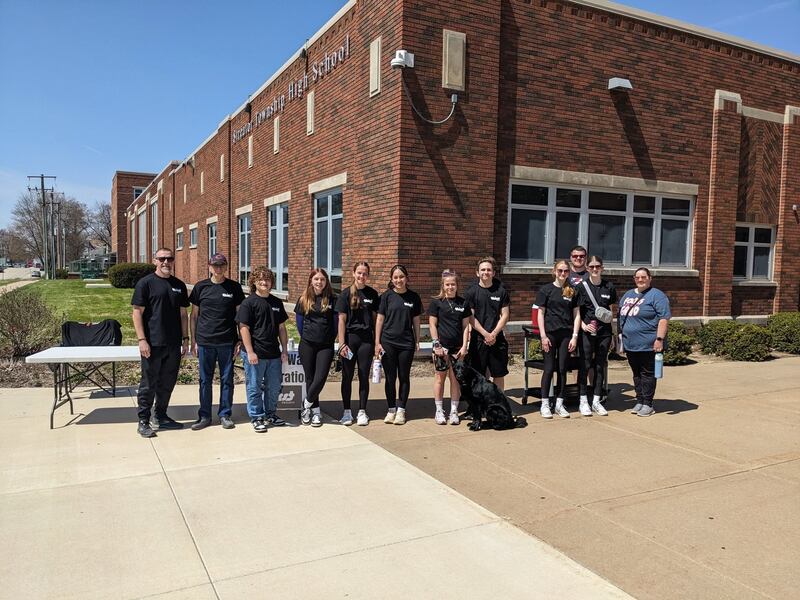 The Streator Key Club raised $350 for the Thirst Project with its Walk for Water on Saturday.
