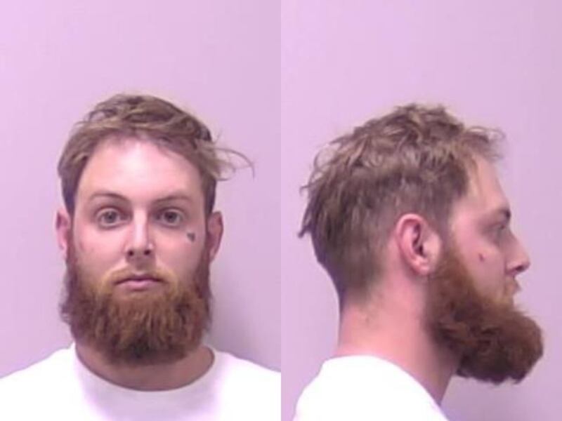 Cameron Kerr, 27, of South Elgin faces felony weapons charges after discharging a firearm at a downtown St. Charles bar on June 3, 2025.