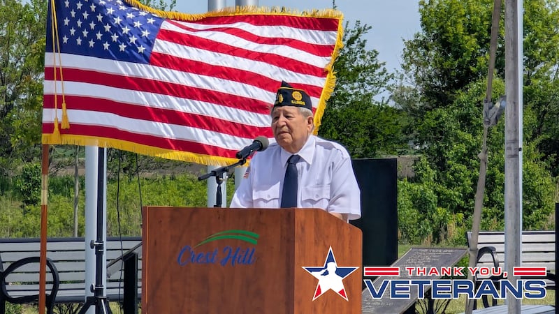Vietnam vet and Joliet resident Tony Arellano serves his country and community