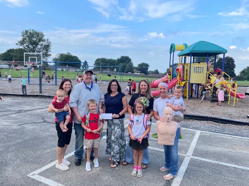 On Oct. 14, Northern Illinois CPR & First Aid announced a financial donation to Highland Elementary School to purchase fun and engaging new equipment for students to use on the playground.