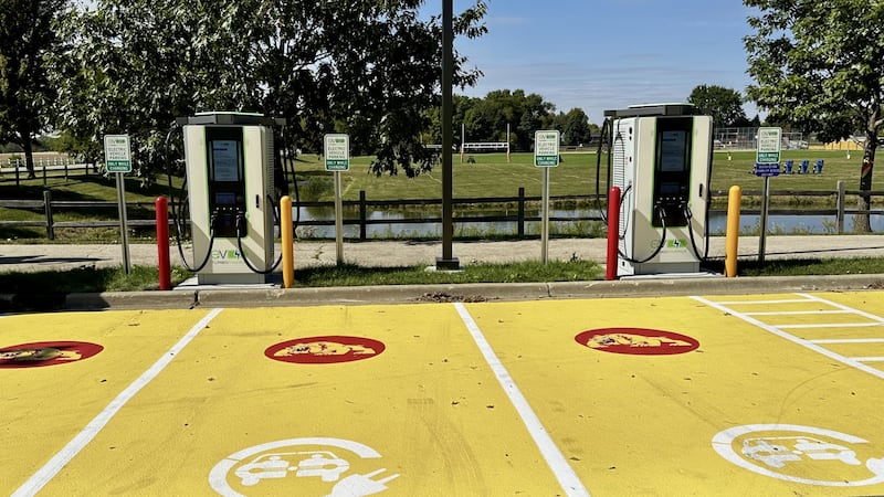 Level 3 EV Chargers at Batavia High School are open to the public at 1201 Main St.