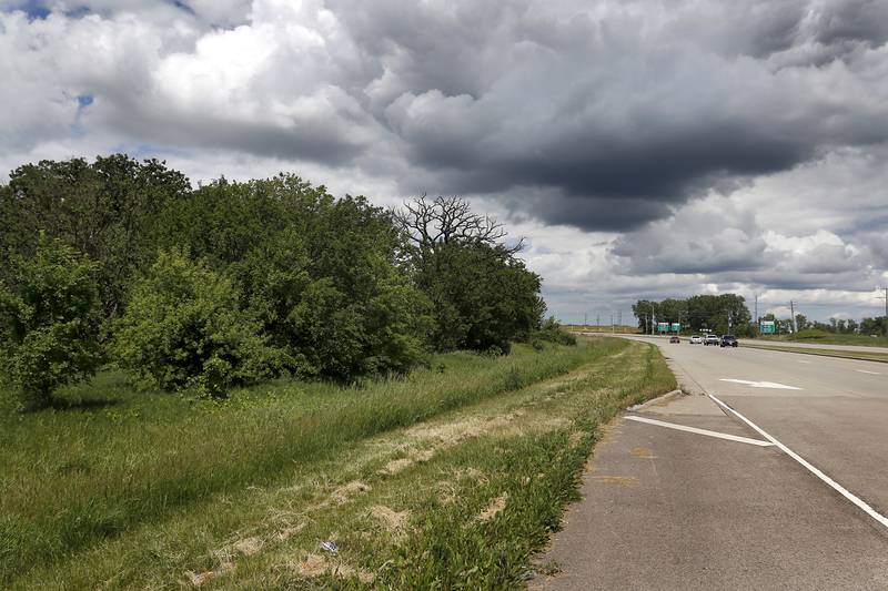 A stretch of Illinois 47 south of Interstate 90, in Huntley on Wednesday, May 329, 2024.