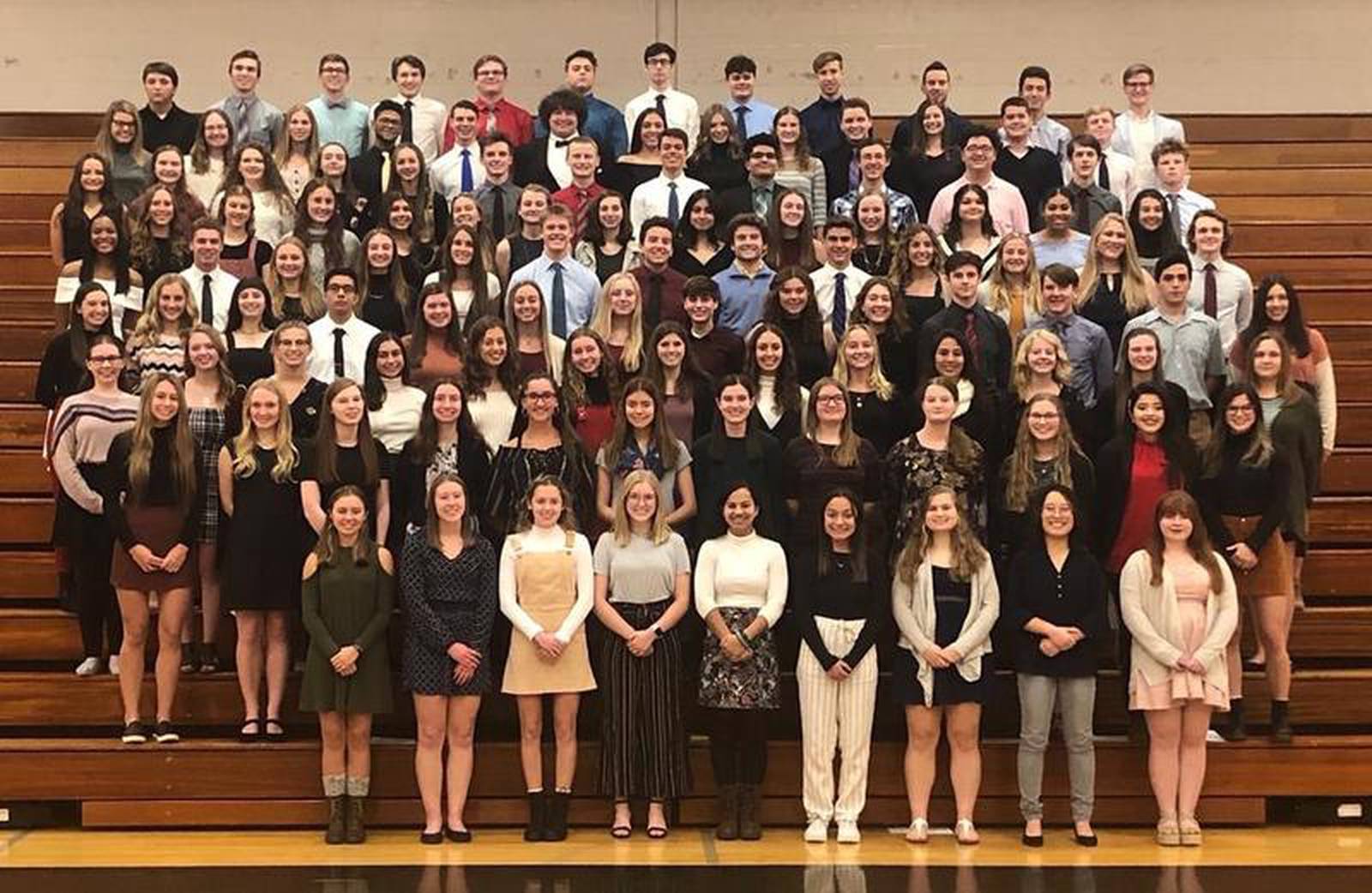 Minooka Community High School’s National Honor Society inducts newest