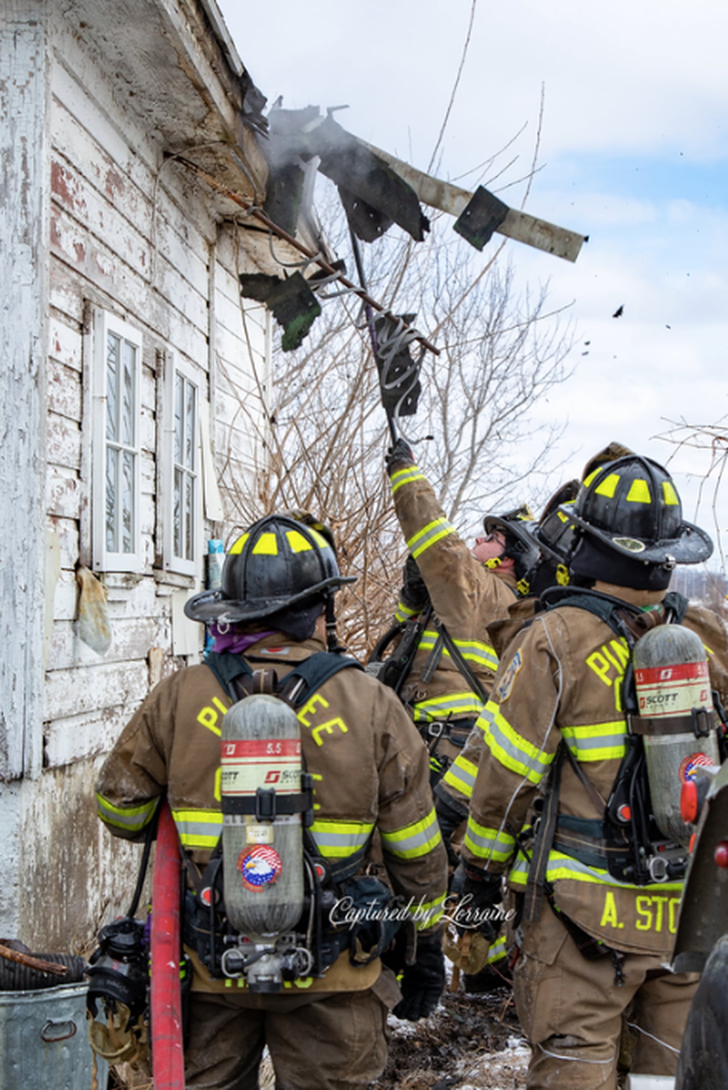 The Pingree Grove & Countryside Fire Protection District responded to a farm shed fire in Kane County on Jan. 18, 2026.