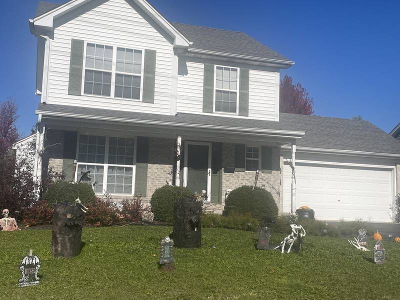 A Halloween display is seen Oct. 27, 2025, at 435 W. Taylor Street in DeKalb.