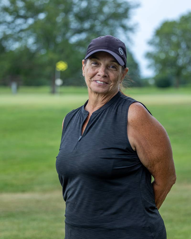 Stephanie Arduini of The Oaks at River's Edge poses for photo on Saturday, August 10, 2025 at the annual Illinois Valley Women's Golf Tournament at Edgewood Golf Club in McNabb.