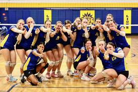 Photos: 2A IESA Princeton Regional volleyball