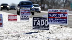 Algonquin Township Supervisor Randy Funk appears headed for defeat along with his slate